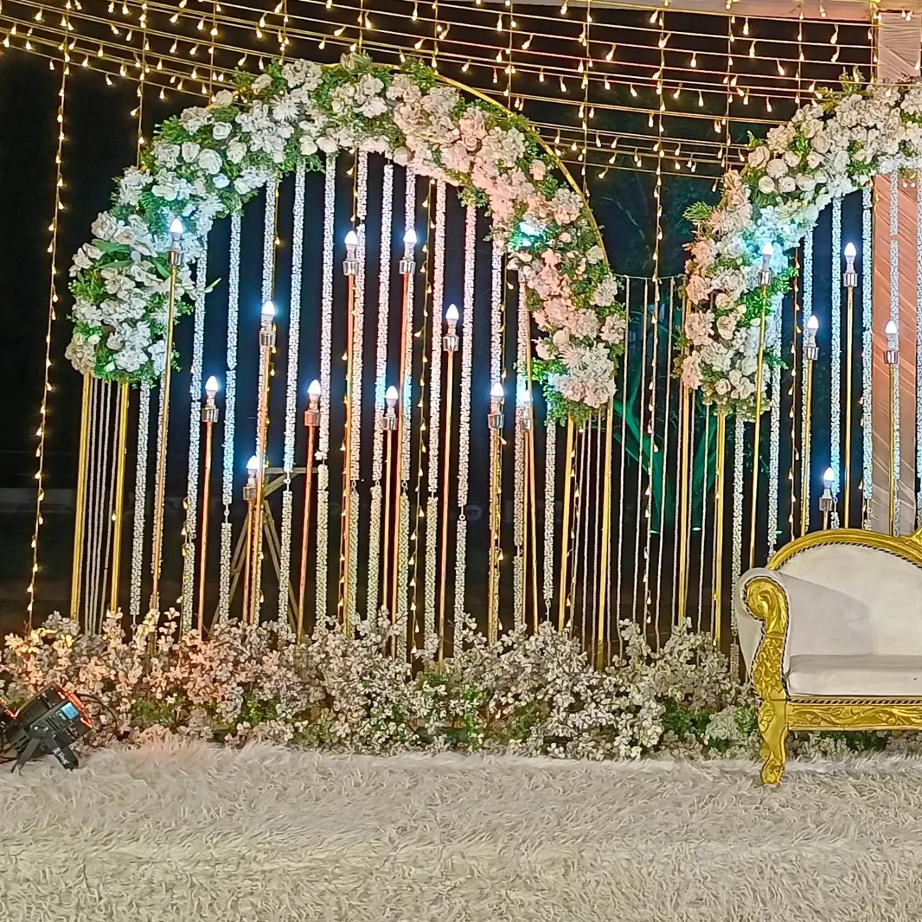 The entrance